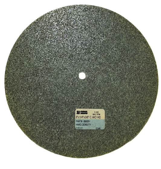 Standard Abrasives 8" x 1/4" x 3/8" Unitized Wheel Aluminum Oxide Hard Density