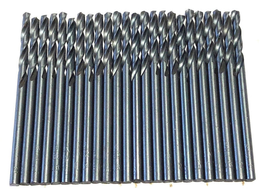 3/32" Drill Bit Stubby Bits Screw Machine Length Drills HSS 24 Pack