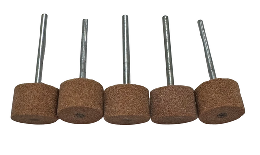 Surf-Pro 3/4" Diameter W203 Mounted Point Aluminum Oxide 1/8" Shank 5 Pack