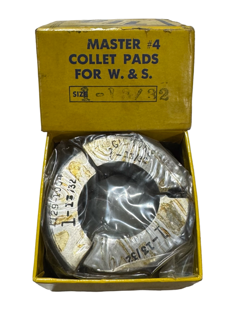 1-13/32" Round #4 W&S Precision Master Collet Pads USA Made