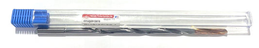 PCT 23/64" Solid Carbide Drill 20xD ZrCN Coating 135° Coolant Thru 2 Flute USA