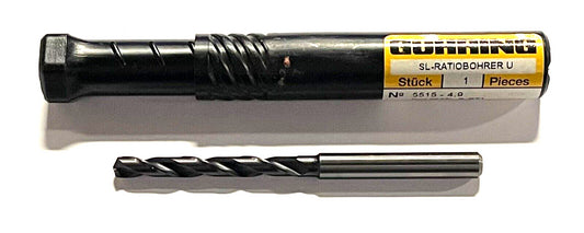 GUHRING 4.9mm High Performance Solid Carbide Drill 5xD nano-FIREX 140° Point