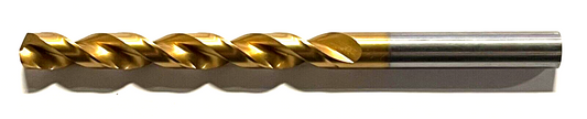 GUHRING 11/32" HSS Drill Bit Jobber Length Tin Coated Parabolic Flute 130°