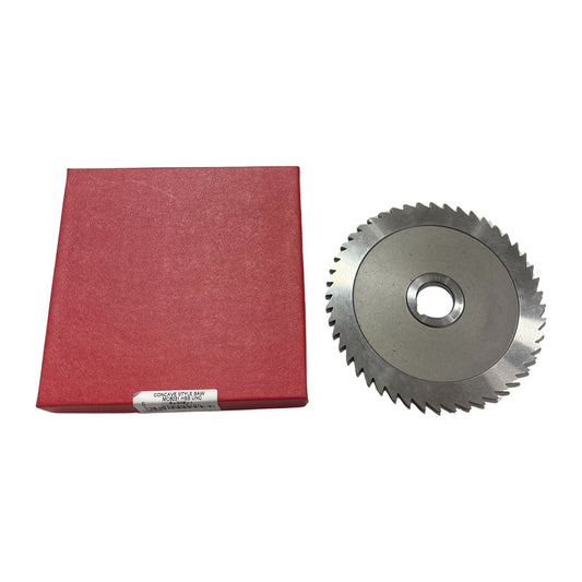 KEO 6" x 3/16" x 1" HSS Concave Slitting Saw 48 Teeth USA Made 09458