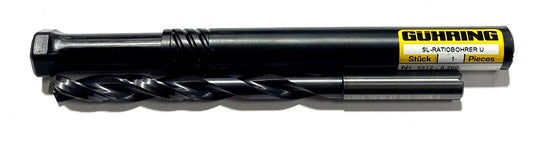Guhring 9.2mm Solid Carbide Drill 7xD nano-FIREX Coating 2 Flute Coolant Thru
