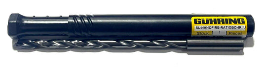 Guhring 6.1mm Solid Carbide Drill 12xD nano-FIREX Coating 2 Flute Coolant Thru