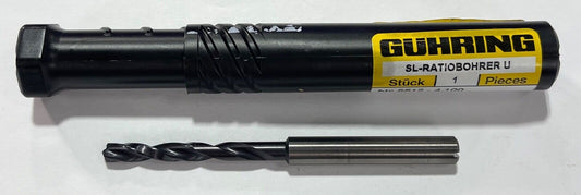 Guhring 4.1mm Solid Carbide Drill 7xD nano-FIREX Coating 2 Flute Coolant Thru