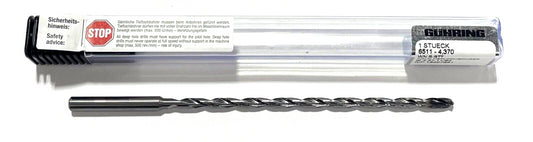 Guhring 11/64" Solid Carbide Drill 20xD Coolant Thru TiAlN Tipped 135°