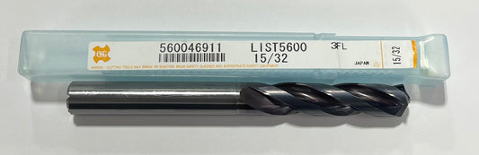 OSG 15/32" Solid Carbide Drill WD1 Coating Coolant Thru MEGA Muscle Drill 3FL