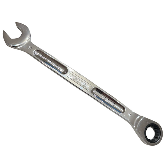 Proto 17mm Fully Polished Reversible Ratcheting Combination Wrench 12 Point