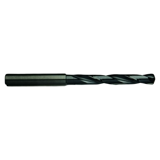 GUHRING 9.6mm Solid Carbide Drill 5xD 140 Deg Point nano-A Coating 2FL