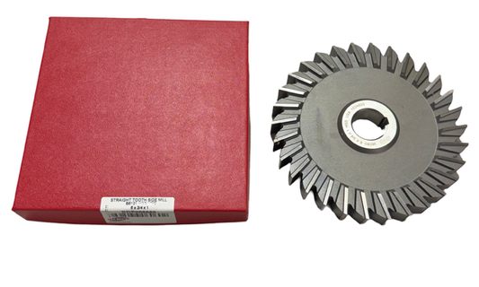 Keo 6" x 3/4" x 1" HSS Straight Tooth Side Milling Cutter 30TUSA Made