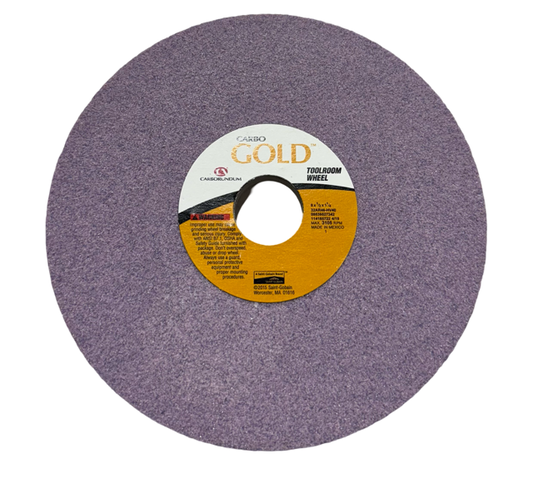Carborundum 8" x 1/2" x 1-1/4" Surface Grinding Toolroom Wheel 32AR46-HV40