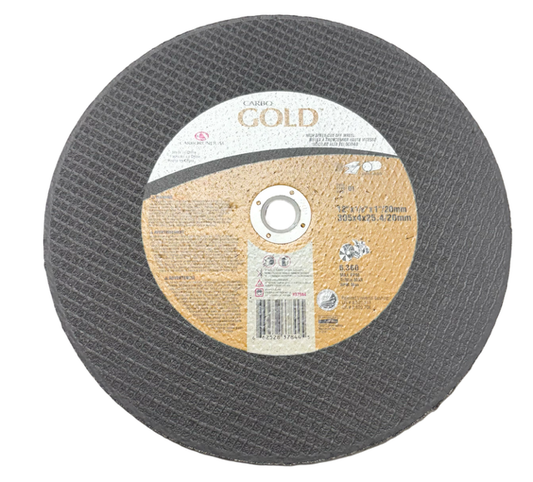 Carborundum 12" x 1/8" x 1"/20mm High Speed Cut-Off Wheel T1 Aluminum Oxide