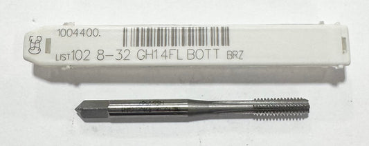 OSG 8-32 HSS Hand Tap 4 Flute H1 Bottoming Tap
