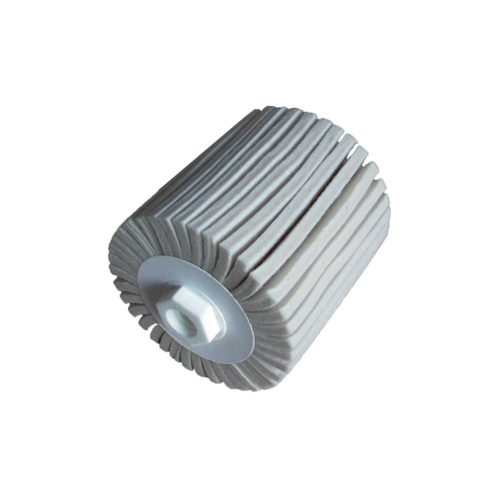 Wendt 4-1/4" x 4" x 5/8-11 Felt Polishing Flap Roll D5, H25