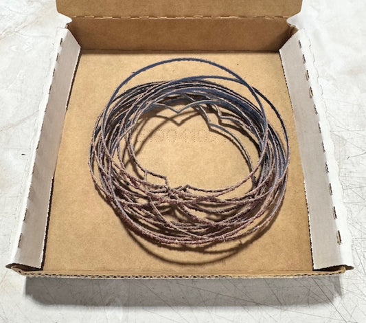 Carborundum 1/8" x 12" Resin Waterproof Cloth File Belts 36 Grit Ceramic Alumina 10pk