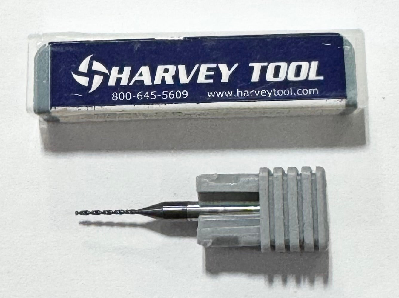 Harvey Tool 0.033" Solid Carbide Drill 1/8" Shank AlTiN 2 Flute 130 Deg Point