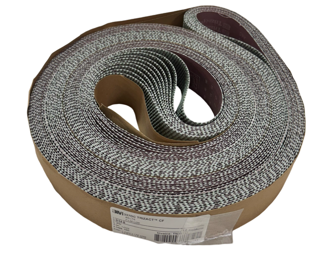 3M TRIZACT 2" x 132" 337DC Sanding Belts A65 Aluminum Oxide 10 Pack