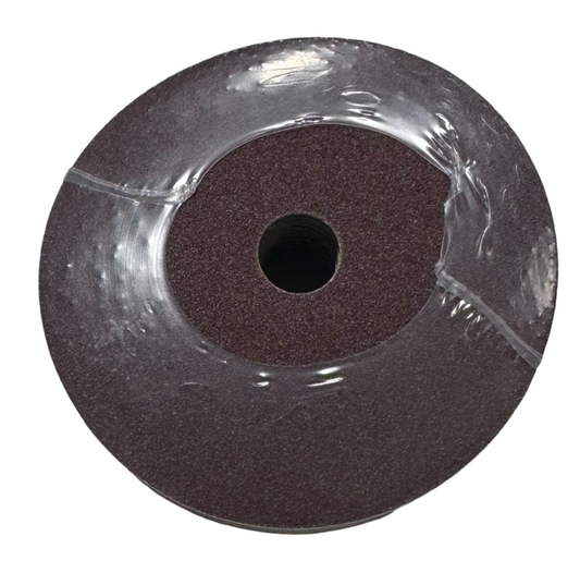 CGW 4" x 5/8" Resin Fiber Sanding Discs 120 Grit Aluminum Oxide 25 Pack