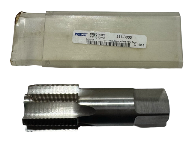 ProCut 1-1/4"-28 HSS Speical Thread Hand Tap, 4 Flute Plug