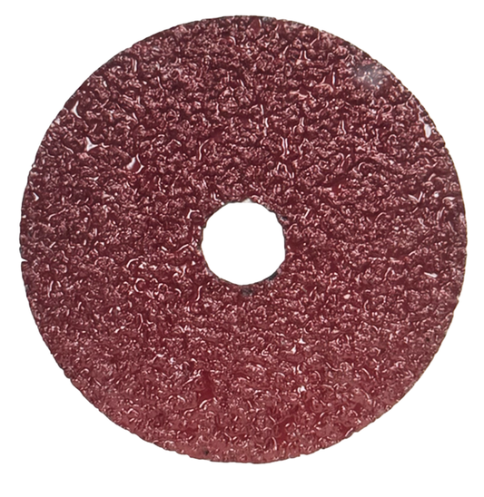 Merit 5" x 7/8" Fiber Sanding Disc 16 Grit Ceramic Aluminum Oxide 25 Pack