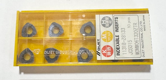 Dijet Carbide Insert WDMW06T320ZTR Grade JC5015 Milling Inserts 10 Pack