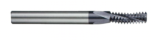 Harvey Tool 9/16"-18 Solid Carbide Thread Mill AlTiN Coated 3/8" Shank