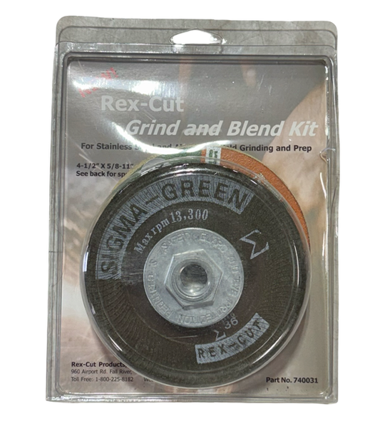 Rex-Cut 4-1/2" x 5/8-11 Grind & Blend Kit 740031