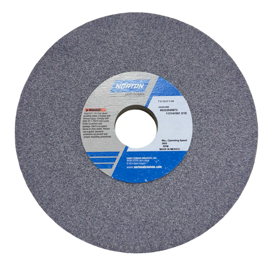 Norton 7" x 1/2" x 1-1/4" Surface Grinding Wheel 32A54-IVBE