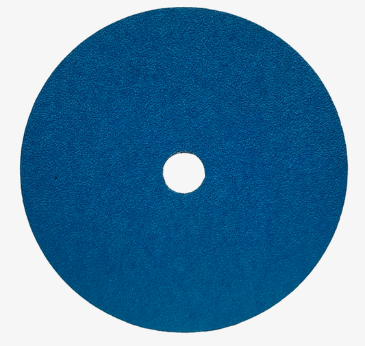 Norton 9-1/8 x 7/8" BlueFire Fiber Sanding Discs 36 Grit Zirconia Alumina 25PK