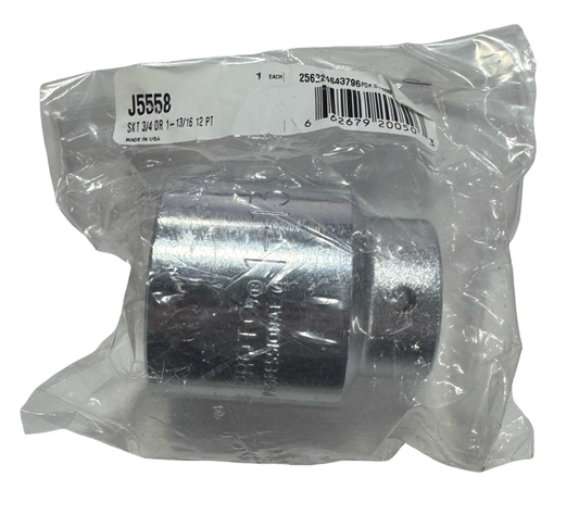 Proto 3/4" Drive 1-13/16" Socket 12 Point Satin Finish USA Made J5558