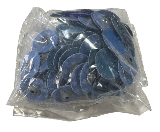 Surf-Pro 1-1/2" Quick Change Sanding Discs 80 Grit Zirconia Plus 100 Pack