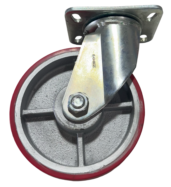 Payson 8" x 2-1/2" Paythane - Swivel Caster Wheel, Urethane 1,600 Capacity