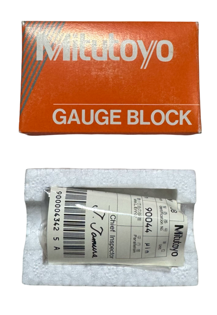 Mitutoyo .105" Steel Square Gage Block Grade 3