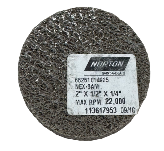 Norton 2" x 1/2" x 1/4" Nex Rapid Blend Unified Wheels 8AM
