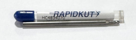 RapidKut 0.093" Carbide Ball End Mill 3 Flute Extended Reach USA Made