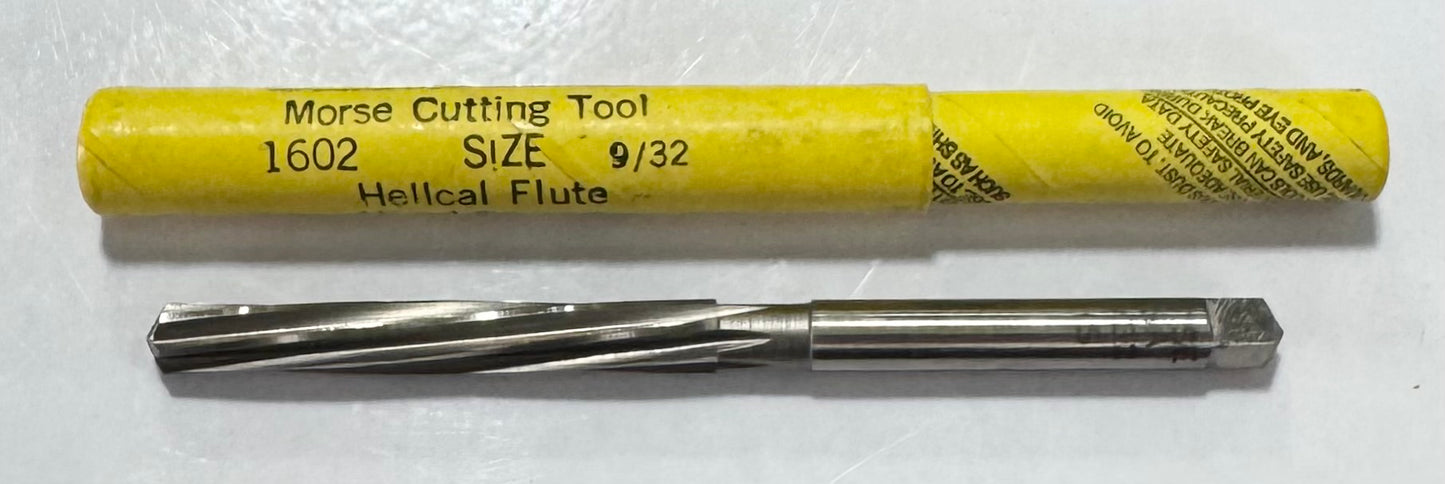 Morse 9/32" HSS Hand Reamer USA Made 21292