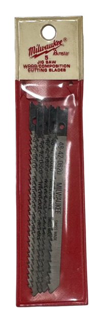 Milwaukee 3-5/8" HSS Jig Saw Blades 10T Wood Compostion Cutting 5 Pack
