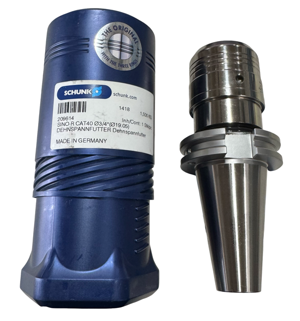 Schunk SINO-R CAT40 Milling Chuck, 3/4" Hole Diameter, 78mm Projection