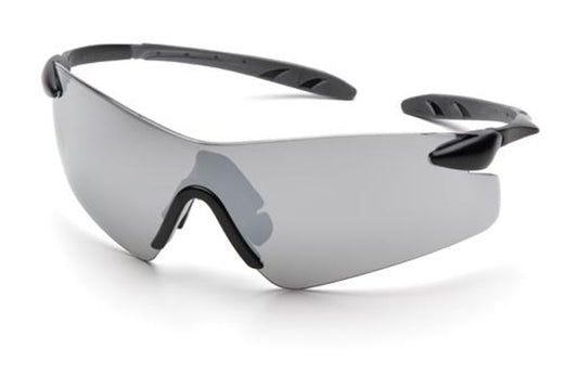 Pyramex Rotator Safety Glasses Silver Mirror Lens with Black Temples SB7870S
