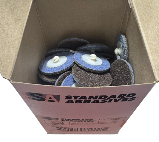 Standard Abrasives 2" Roloc Sanding Discs Coarse 50 Pack