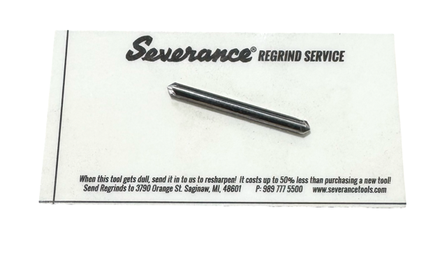 Severance Double End 3-in-1Carbide 1/8" Drill Point Countersink