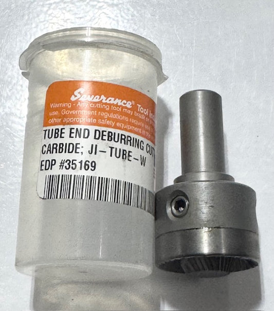 Severance 3/4" OD x 5/8" ID Carbide Tube End Deburring Cutter 1/2" Shank