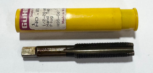 Guhring 1/2"-20 Cobalt Straight Flute Plug Tap 4 Flute H3