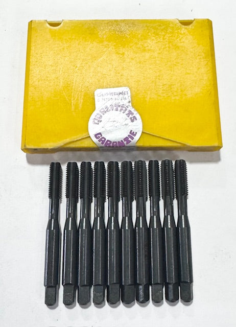 Guhring 1/4"-28 Cobalt Hand Tap 4 Flute H5 Semi-Bottoming Taps 10 Pack