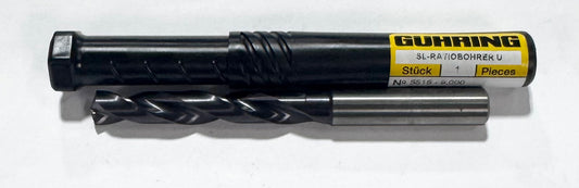 Guhring 9mm Solid Carbide Drill 5xD nano-FIREX 2 Flute 140 Deg Point