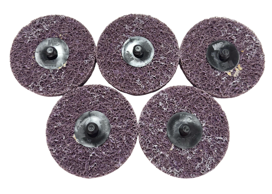 3M Scotch-Brite 3" Roloc Blend & Finish Disc Medium Aluminum Oxide 5 Pack