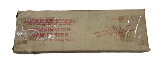 Speed-Vise Smooth & V-Groove Jaw Plates for 8" Speed Vise 1 Pair