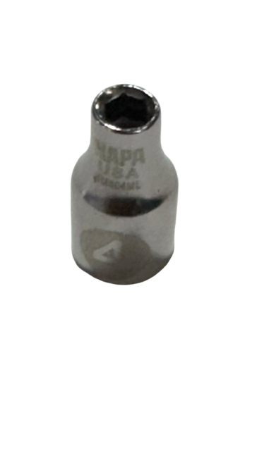 Napa 1/4" Drive 4mm Socket 6 Point USA Made